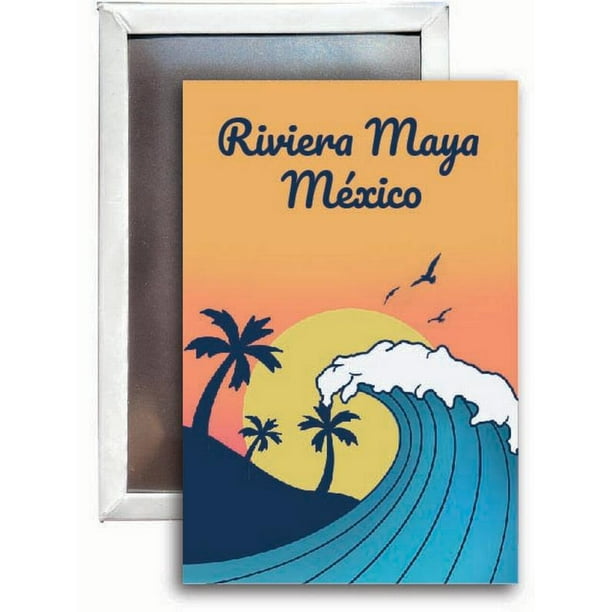 Travel Souvenir Flexible Fridge Magnet Mexico RIVIERA MAYA 2